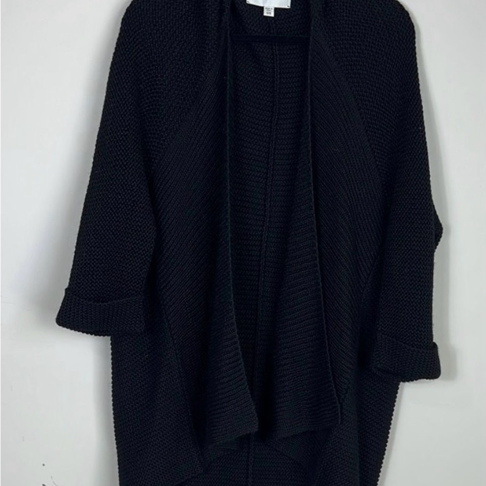 Brochu Walker Women's Black Open-Front Sweater